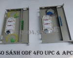 So sánh hộp phối quang ODF 8fo SC/UPC và 8 core SC/APC